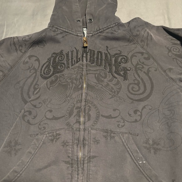 Vintage Billabong Hoodie Black - Picture 2 of 7